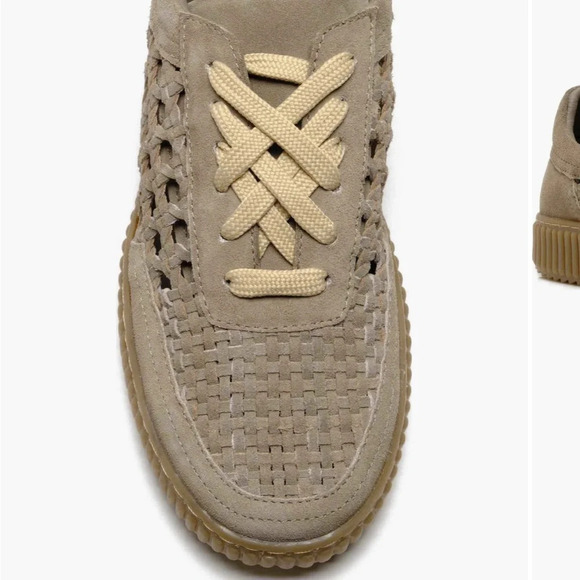 NIB Free People Wimberly Woven Sneaker in Moon Rock Size 10 - Picture 3 of 7